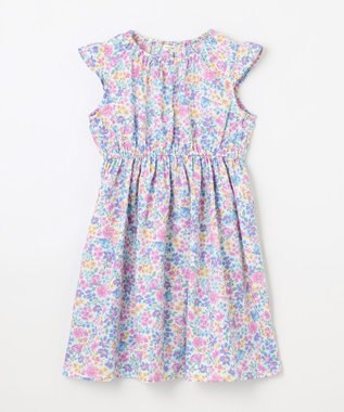 ANY KIDS 総柄 サマーワンピース エクリュ×花柄