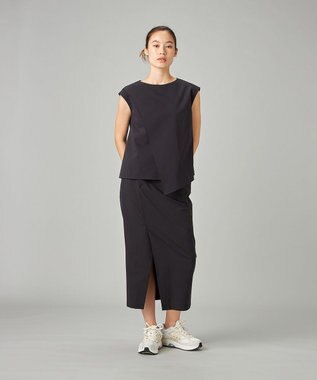 Chacott レイヤーブラウス ブラック