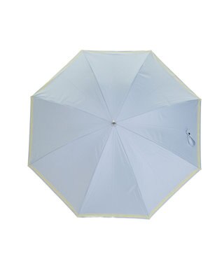 MOONBAT 晴雨兼用日傘 長傘 ランダムボーダー／遮光 遮熱 UV ペールスカイ