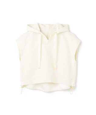 GRACE CONTINENTAL クロップトジャージトップ ホワイト