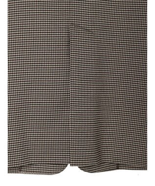 earth music&ecology テーラードジレ Check Brown