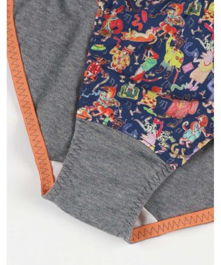une nana cool MADE WITH LIBERTY FABRIC 【綿混】ショーツ ダークグレー