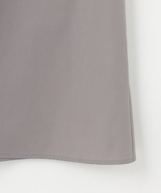 #Newans 【シワになりにくい/洗濯機可能】ロングフリルチュニック グレー