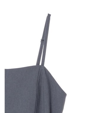 earth music&ecology ウエストマークキャミワンピース Gray