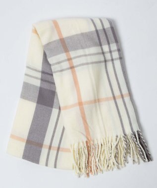 WEGO 【ユニセックス着用ITEM】大判ストール ホワイトその他