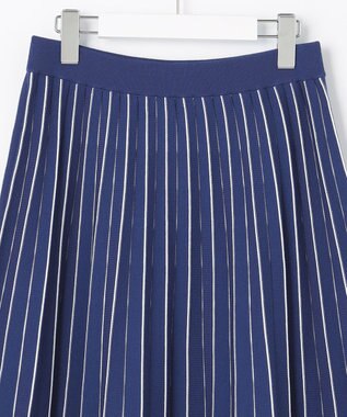 自由区 【洗える/マルチWAY】コットンアセテートニットセットアップ ダルブルー系1