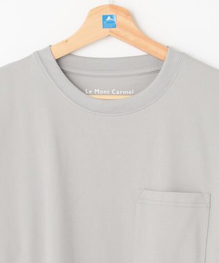 SHARE PARK LADIES 【UNISEX】吸水速乾 ショルダーロゴロングスリーブTシャツ（S・Mサイズ） グレー