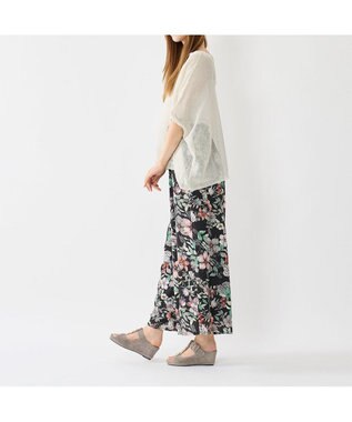 MODE ET JACOMO <D'ICI>ビジューモチーフTストラップサンダル グレースエード