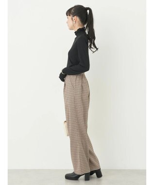 earth music&ecology シアータートルネックプルオーバー Black