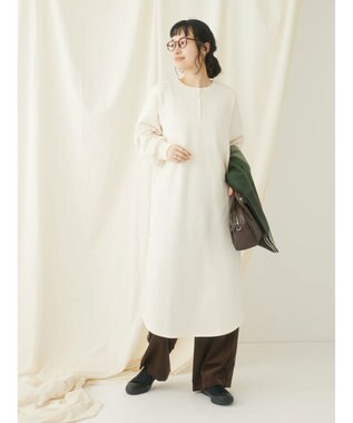 CRAFT STANDARD BOUTIQUE 裏起毛ヘンリーワンピース
