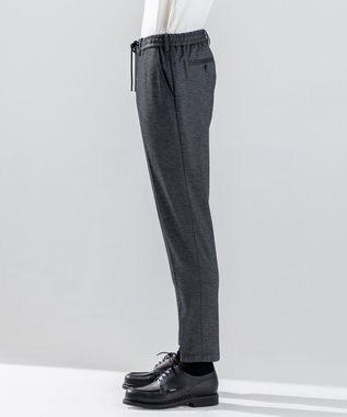 JOSEPH HOMME 新素材【ストレッチ/セットアップ対応】シルキーウールジャージー    ドロスト付テーパードパンツ / PEGG CONVERTIBLE ライトグレー系