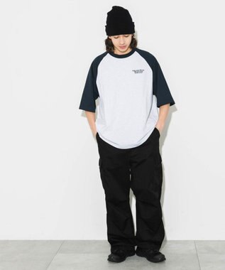 WEGO 【ユニセックス着用ITEM/】グラフィックラグランBIGT（S） 柄5