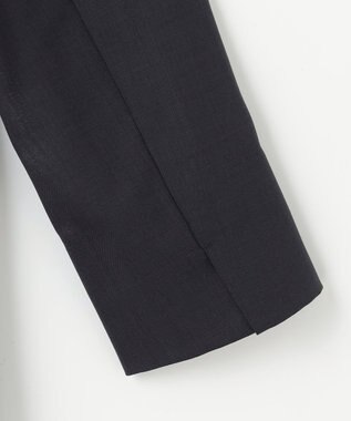 自由区 【洗える】トロピカルストレッチテーラード ジャケット ネイビー