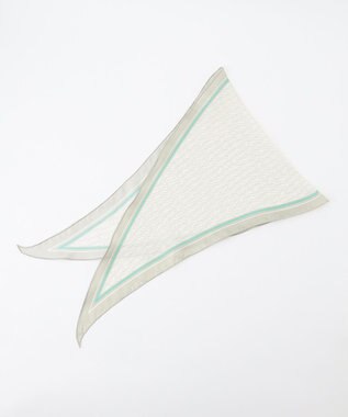 モノグラムプリント スカーフ