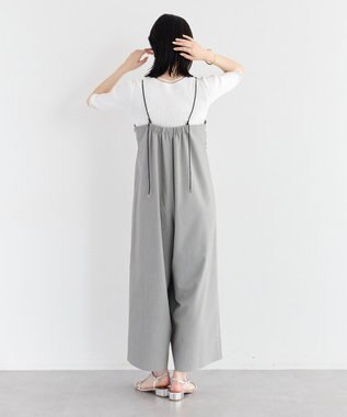 YECCA VECCA ラッフルキャミオールインワン Gray