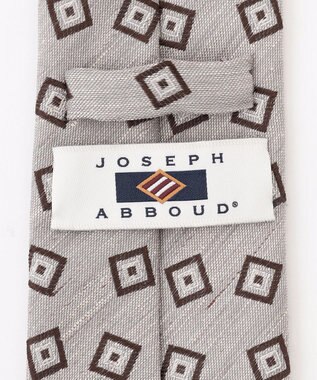 JOSEPH ABBOUD 【イタリア生地・日本製】スクエアメランジ ネクタイ ベージュ系5