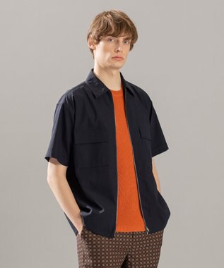 JOSEPH HOMME ハイツイストボイル　CPOシャツ ネイビー系