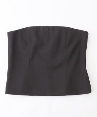 NAVE 【Nave】ウールポリエステルツイル ビスチェ ブラック系