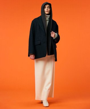 BEIGE， MONTAIGNE / ウールロングスカート Ecru