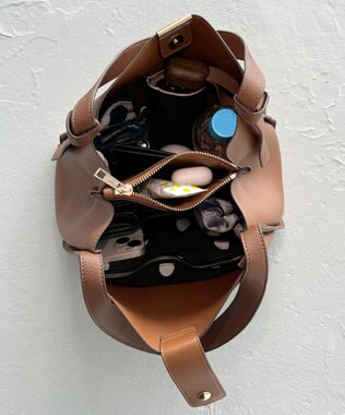 組曲 ノットデザイントートバッグ ブラウン系