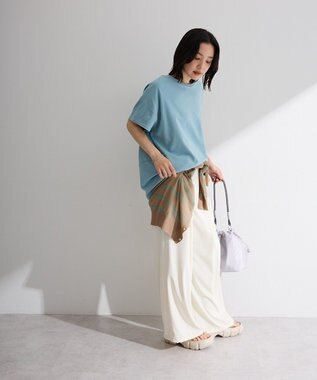 Green Parks 超冷感コクーンカットプルオーバー Blue