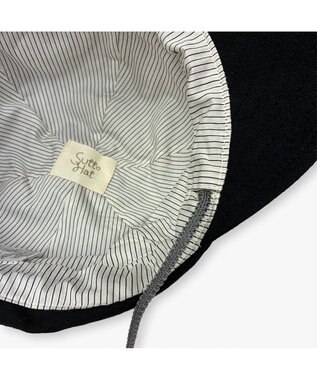 林八百吉商店 Sutto Hat 綿麻すっとキャスケット ブラック