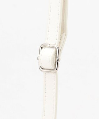 LA BAGAGERIE 【インスタグラマー Chiyoさん×LA BAGAGERIE】チェーンスマホショルダー ホワイト