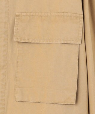 NAVE 【ReNAVE・セットアップ可/洗える】コットンリネンカルゼ ショートジャケット ベージュ系