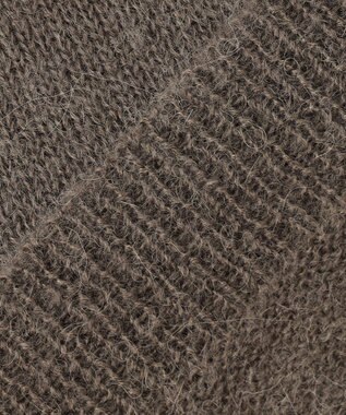 自由区 ポンチョニット ブラウン系