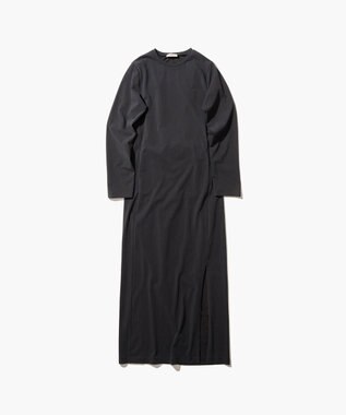 ATON FRESCA PLATE NUBUCK | クルーネックドレス CHARCOAL GRAY