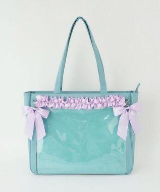 WEGO 【痛バ＆推し活グッズ】ときめきプレーン痛バッグL グリーン