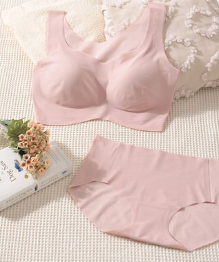 Wing ノンワイヤーブラ 【フィットトップ】 よく伸びて快適フィット 身生地部は吸汗速乾 MB1010 ウイング／ワコール ピーチ