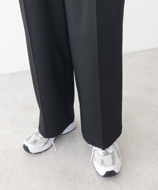 Green Parks ウエストレイヤードワイドパンツ Black