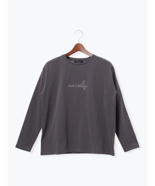Te chichi 3DシャイニーロゴロンT《2026 spring catalog item》 チャコールグレー