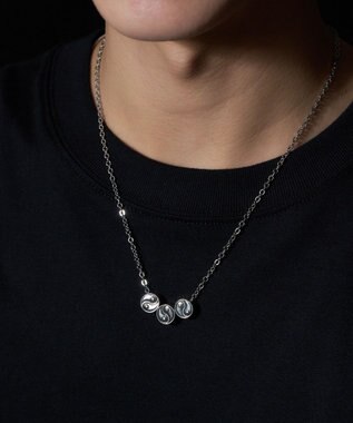 WEGO M立体モチーフ3連ネックレス 柄2