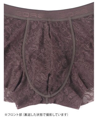 WACOAL MEN ボクサーパンツ 「レースボクサー」 通気性 フロント快適グラマラス 前閉じ GT3340 /ブロス バイ ワコールメン ブラウン