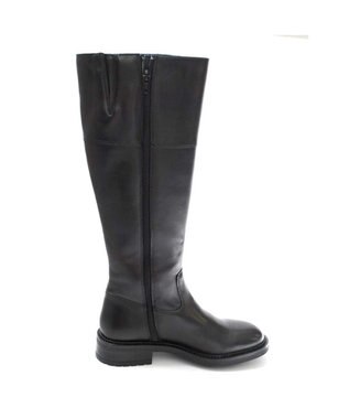Pointer 本革ベーシック 裏起毛 ロングブーツ ブラック