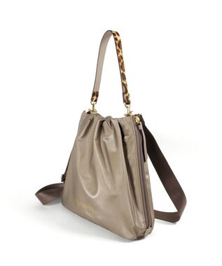 PELLE BORSA ミドルサイズショルダー W Face 4658 チアーズ トープ