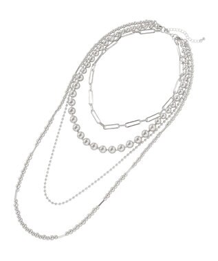 AMERICAN HOLIC 【3SET】マルチスタイルネックレス Silver