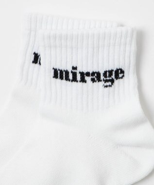 WEGO mirageアンクルソックス ホワイト
