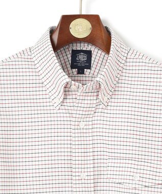 J.PRESS MEN 【定番 / 不変の品格】タッターソール シャツ / ボタンダウン レッド系3