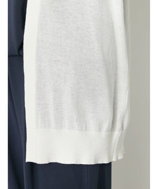 CRAFT STANDARD BOUTIQUE 強撚綿ニットカーディガン Ivory