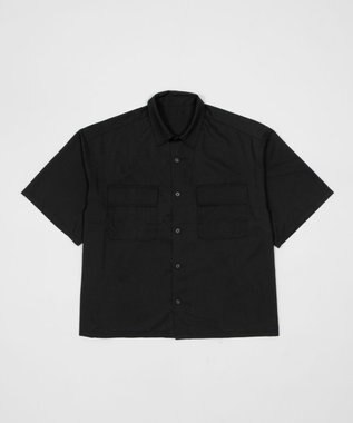 WEGO ダブルポケットボクシーシャツ（SS） ブラック