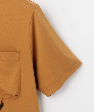 JOSEPH ABBOUD MOUNTAIN 【UNISEX】ASHA_OGリップコンビＴシャツ キャメル系