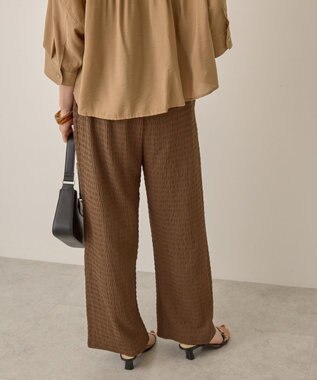 AMERICAN HOLIC シャーリングイージーパンツ Brown