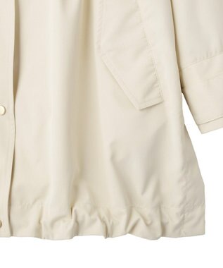 YECCA VECCA [撥水/花粉ガード]ミドル丈マウンテンパーカー Ivory