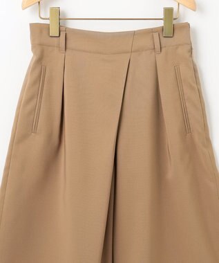 組曲 【WEB限定】オシャクロスキュロットパンツ ベージュ系