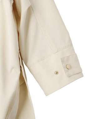 YECCA VECCA [撥水/花粉ガード]ミドル丈マウンテンパーカー Ivory