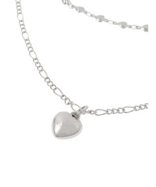 Green Parks ｅｖｅｒｙ　ｗａｌｋ．２本セットハートネックレス Silver