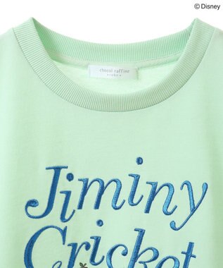 Green Parks ピノキオ／刺繍ミニ裏毛プルオーバー Light Green